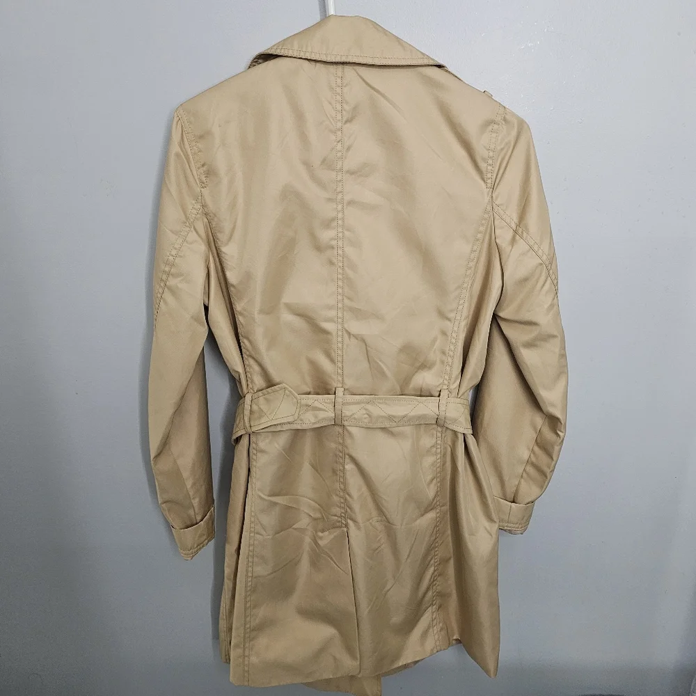 Lefties Beige Gold Trench Coat